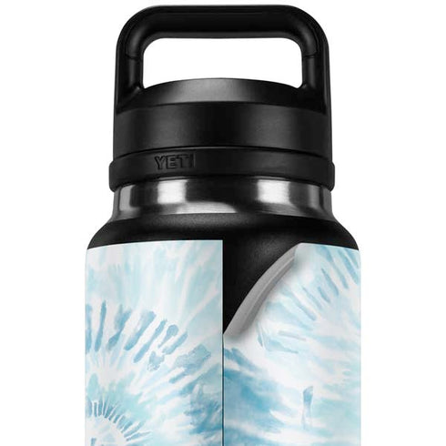 Blue and White Tie Dye YETI Rambler 36oz Bottle Skin