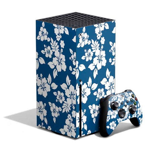Blue and White Xbox Series X Bundle Skin