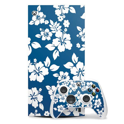 Blue and White Xbox Series X Skins