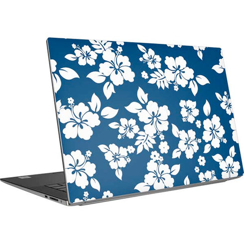 Blue and White Dell XPS Skin