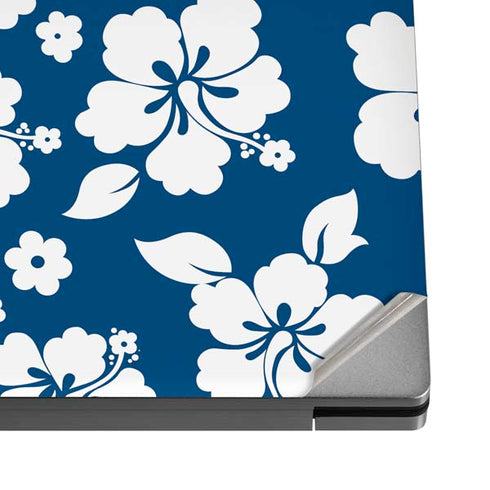 Blue and White Dell XPS Skin