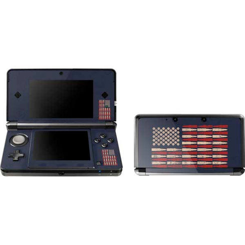 Blue Bullet American Flag Nintendo Skins