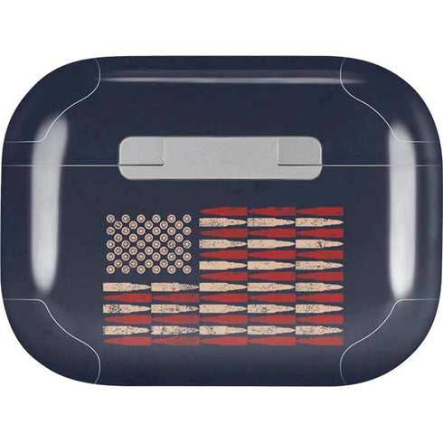 Blue Bullet American Flag Apple AirPods Pro Skin