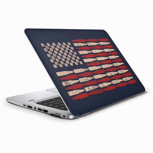 Blue Bullet American Flag HP Elitebook Skin