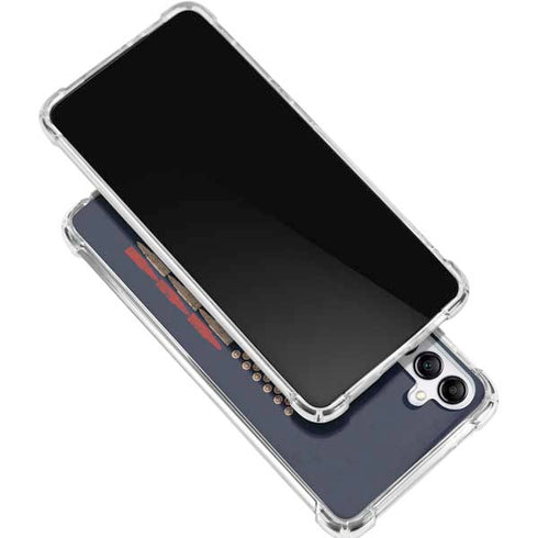 Blue Bullet American Flag Gabb Phone 4 Clear Case