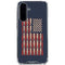 Blue Bullet American Flag Galaxy A36 5G Clear Case