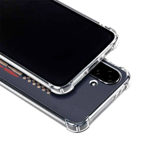 Blue Bullet American Flag Galaxy A36 5G Clear Case