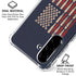 Blue Bullet American Flag Galaxy A36 5G Clear Case