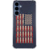 Blue Bullet American Flag Galaxy A55 5G Clear Case