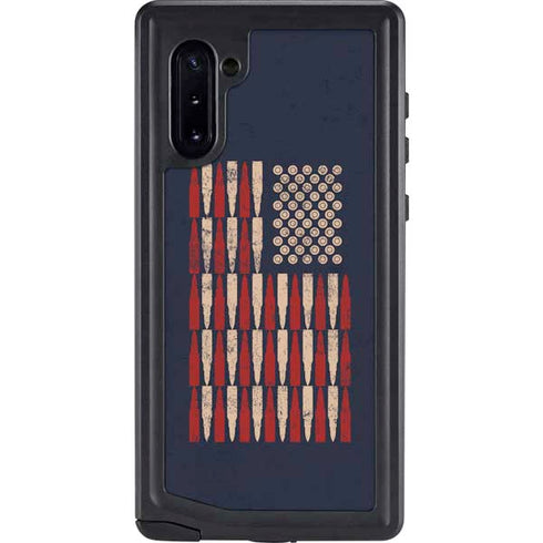 Blue Bullet American Flag Galaxy Cases