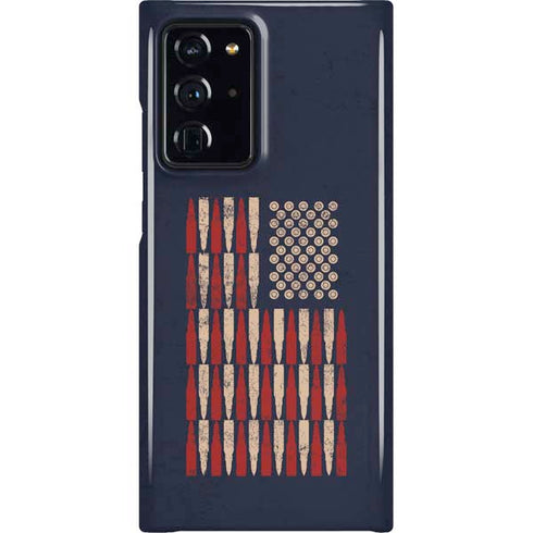Blue Bullet American Flag Galaxy Cases