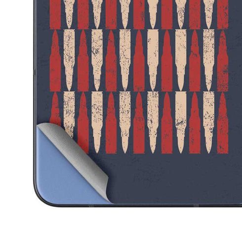 Blue Bullet American Flag Galaxy Z Fold5 5G Skin