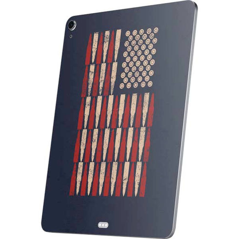 Blue Bullet American Flag Apple iPad Air Skin