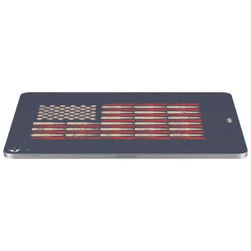 Blue Bullet American Flag Apple iPad Air Skin