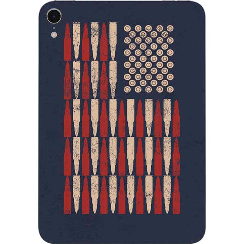 Blue Bullet American Flag Apple iPad Mini Skin
