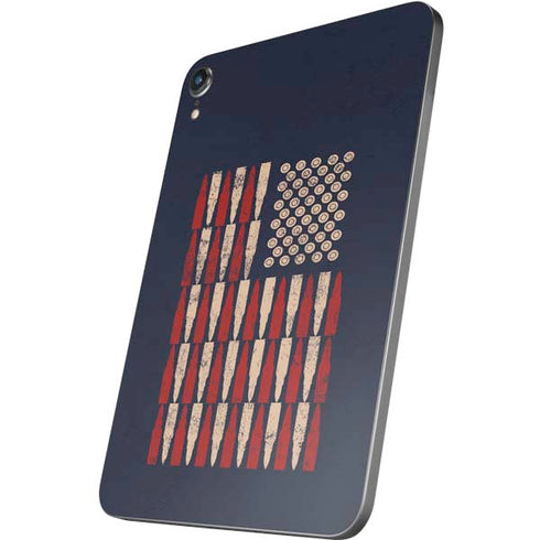 Blue Bullet American Flag Apple iPad Mini Skin