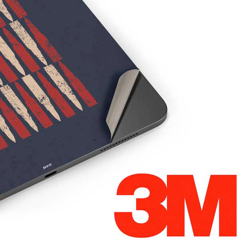 Blue Bullet American Flag Apple iPad Pro Skin