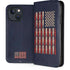 Blue Bullet American Flag iPhone 15 Folio Case