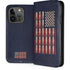 Blue Bullet American Flag iPhone 15 Pro Folio Case
