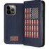 Blue Bullet American Flag iPhone 15 Pro Max Folio Case