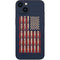 Blue Bullet American Flag iPhone 15 Skin