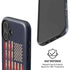 Blue Bullet American Flag iPhone 16 Magsafe Impact Case