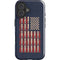Blue Bullet American Flag iPhone 16 Plus Impact Case