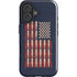 Blue Bullet American Flag iPhone 16 Plus Impact Case