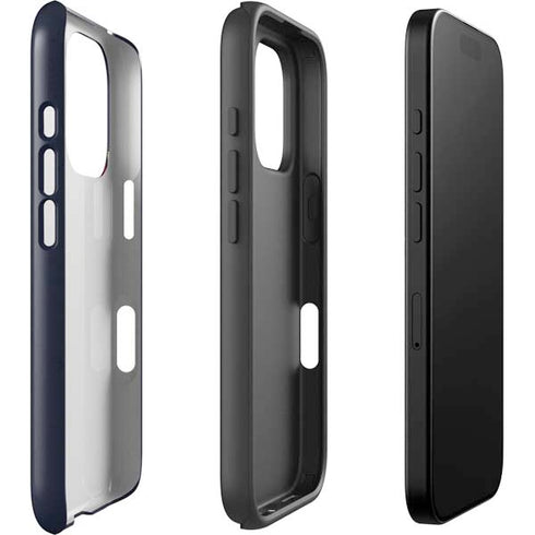 Blue Bullet American Flag iPhone 16 Pro Impact Case