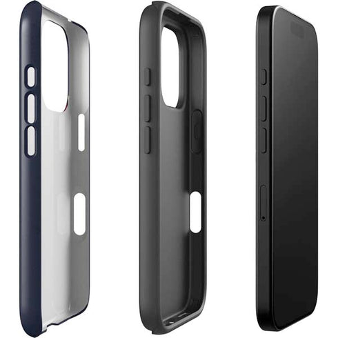 Blue Bullet American Flag iPhone 16 Pro Max Impact Case