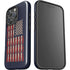 Blue Bullet American Flag iPhone 16 Pro Max Impact Case
