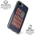 Blue Bullet American Flag iPhone 16e Clear Case