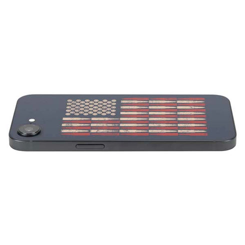 Blue Bullet American Flag iPhone 16e Skin