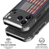 Blue Bullet American Flag iPhone 18 Pro Clear Case