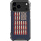 Blue Bullet American Flag iPhone 18 Pro Max Clear Case