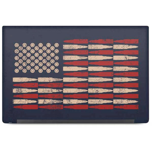 Blue Bullet American Flag Dell Latitude Skin