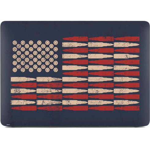 Blue Bullet American Flag Apple MacBook Air Skin