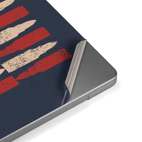 Blue Bullet American Flag Apple MacBook Pro 14-inch Skin