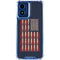 Blue Bullet American Flag Moto G 5G (2024) Clear Case