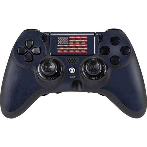 Blue Bullet American Flag PlayStation PS4 Skins