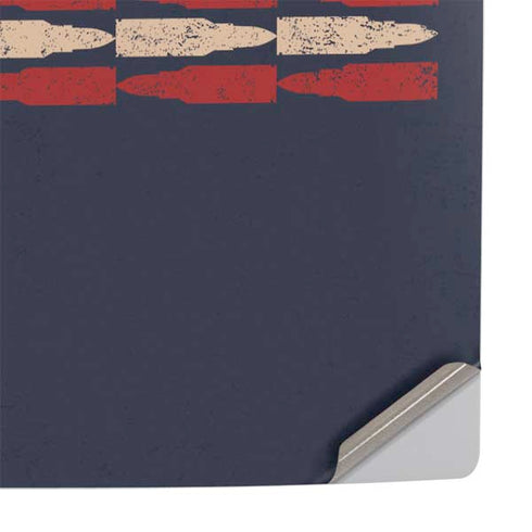 Blue Bullet American Flag PS5 Pro Console Skin