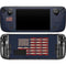 Blue Bullet American Flag Steam Deck Handheld Gaming Computer Skin