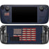 Blue Bullet American Flag Steam Deck Handheld Gaming Computer Skin