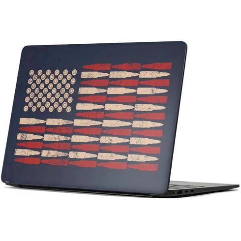 Blue Bullet American Flag Surface Laptop 7 15in Skin