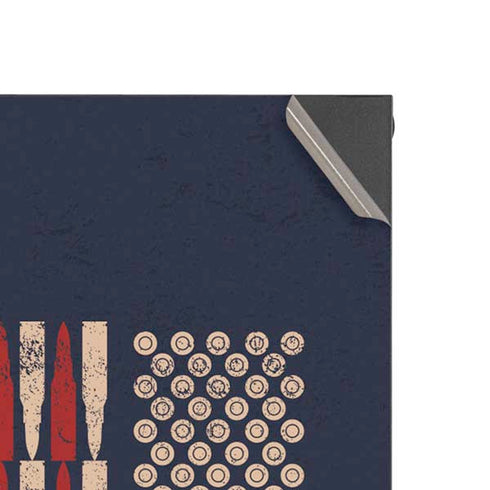 Blue Bullet American Flag XBox Series X Digital Edition Console Skin