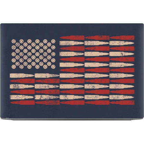 Blue Bullet American Flag Dell XPS Skin