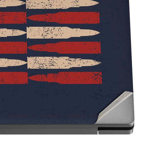 Blue Bullet American Flag Dell XPS Skin