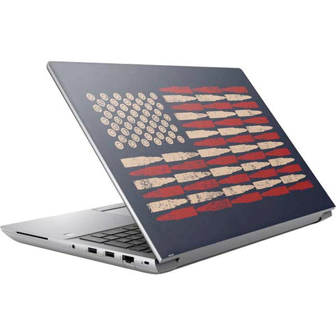 Blue Bullet American Flag HP ZBook Fury 16 G10 Skin