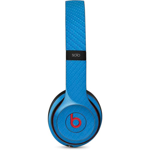 Blue Carbon Fiber Specialty Material Beats Solo 3 Wireless Skin