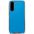 Blue Carbon Fiber Specialty Texture Material Galaxy A36 5G Clear Case